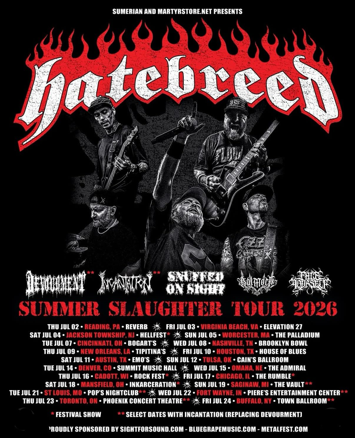 Snuffed on Sight Tour Poster 2026